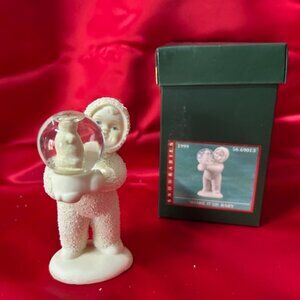 Dept 56 Snowbabies-Shake it Up Baby-Retired NIB 56-69013